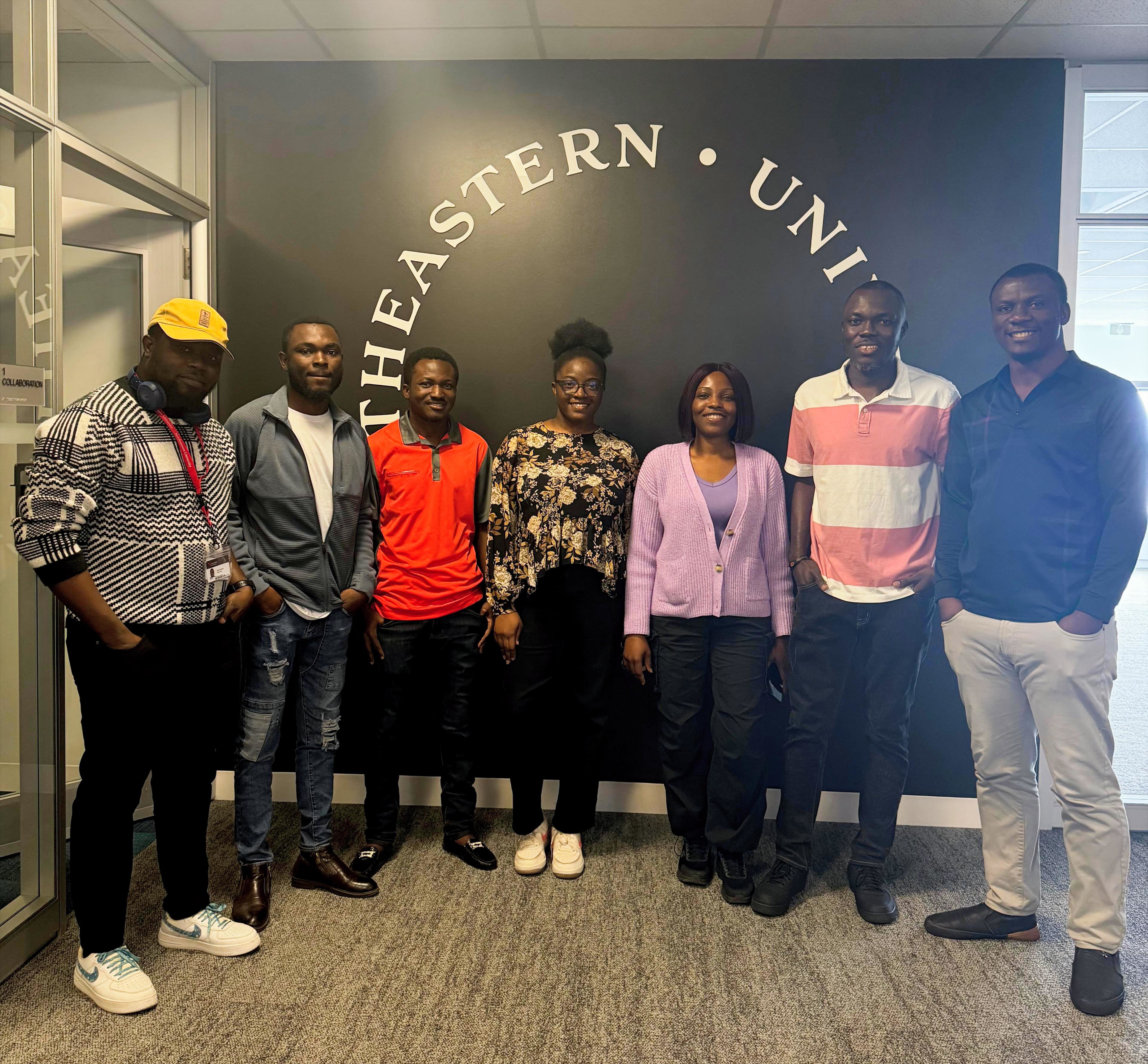 Group photo with Ghana-Nigeria classmates