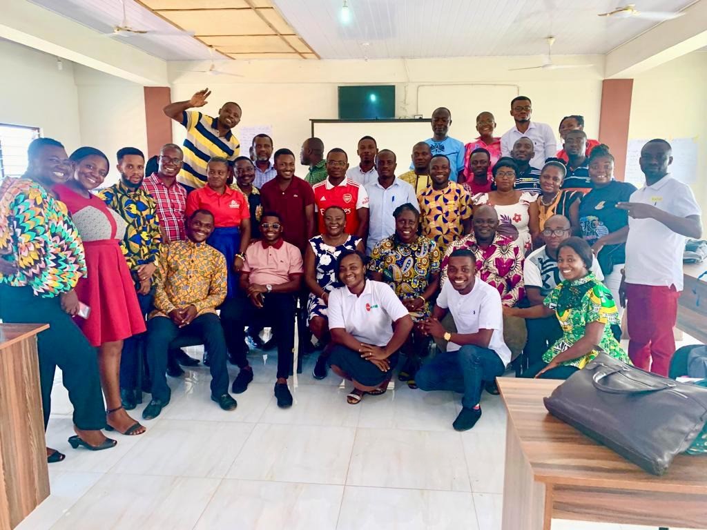 Professional Learning Community (PLC) workshop at Adugyama SHS